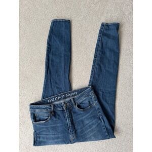Articles of Society‎ Womens Blue Denim Skinny Jeans Size 28 High Rise